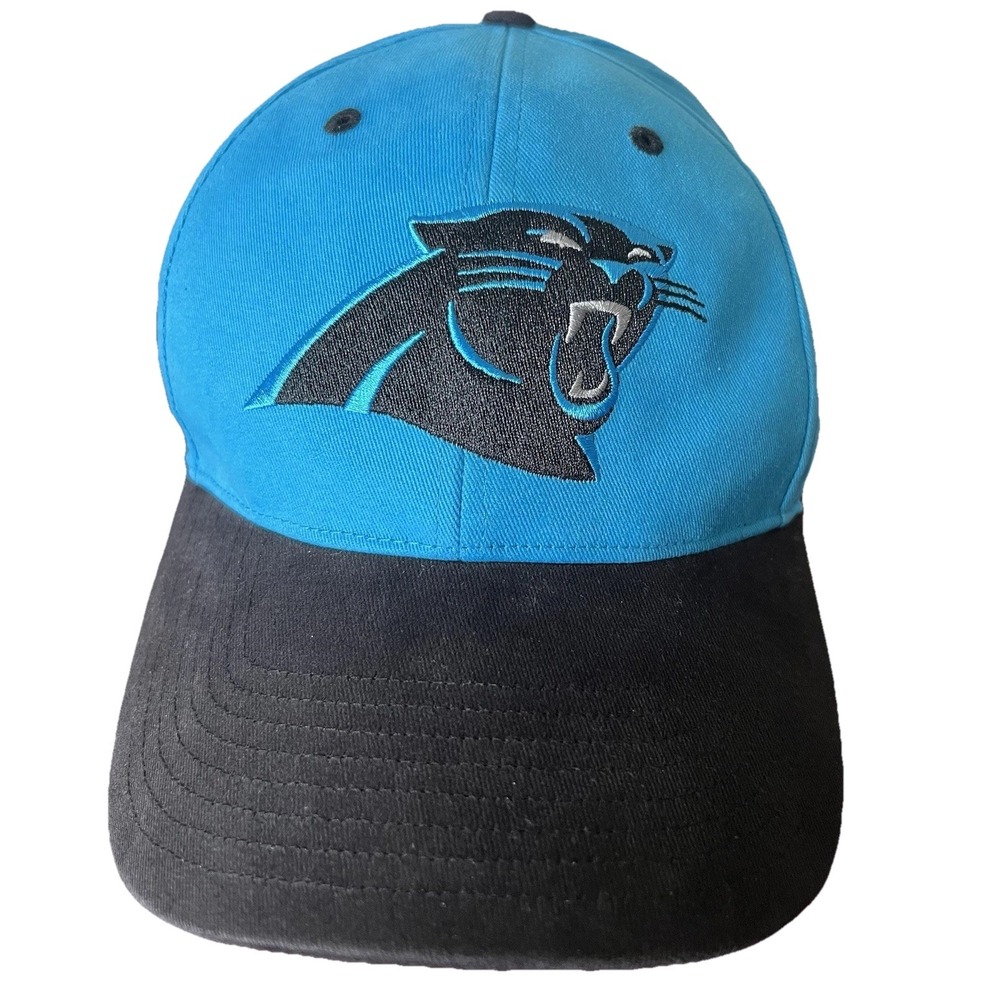 47 Carolina Panthers NFL Baseball Cap Hat Blue Black Hook & Loop OSFA